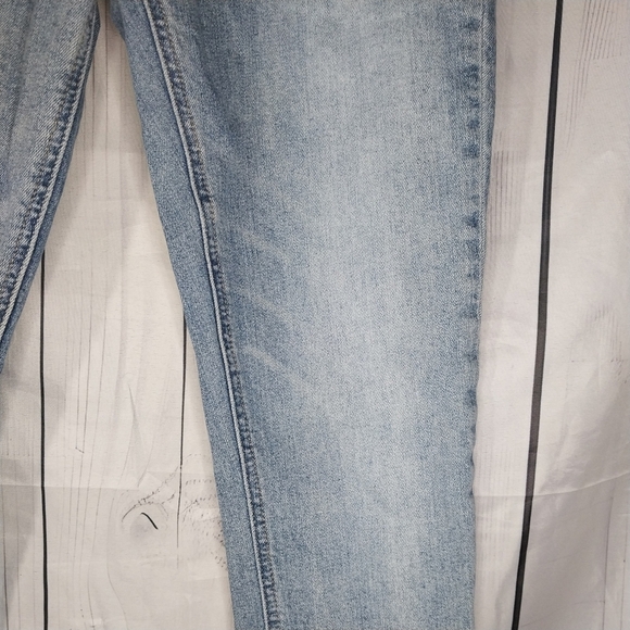 Lucky Brand Bridgette Skinny Embroidered Blue Jeans Size 0/25 - Picture 8 of 14